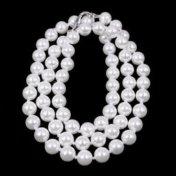 Бусы из жемчуга Майорка жемчужно-белого цвета 6мм