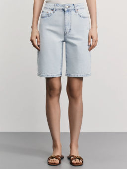 Джинсовые шорты прямые / Zarina  фото 3