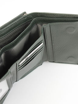 LACCOMA кошелек LA-2072-темно-зеленый натуральная кожа