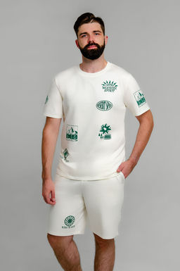 Арт. 63610 Комплект с шортами мужской 48-56 (5 шт) Цвет:верх-молочный, низ-молочный - Идеал фото 10