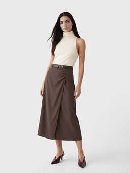 Beli Kemerli B?zg?l? Kalem Etek