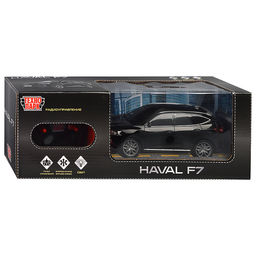Машина р/у Haval f7, свет, 19 см, черн, в коробке