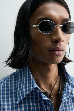 LIMITED EDITION RELAXED FIT CHECKS SHIRT - Zara фото 5