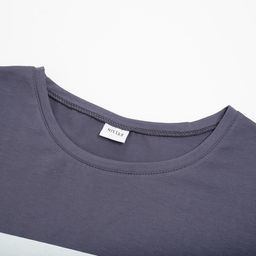 Футболка мужская MINAKU "Text" цвет серый, р-р 54