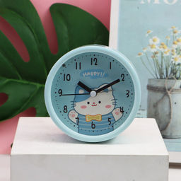 Часы-будильник Playful cat, blue