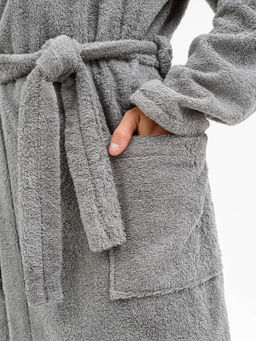 Хлопок 100% Халат махра Банный(капюшон) - Оптима фото 7