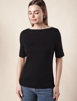 Джемпер из премиального хлопка с эластаном