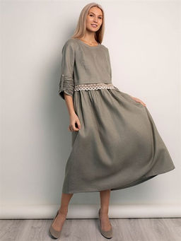 100% лен платье - Волтри фото 2