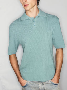 Джемпер поло фактурной вязки / Zarina фото 8