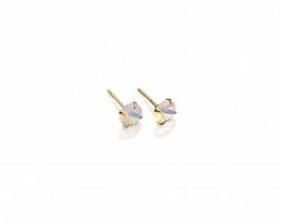 Серьги-гвоздики PR1469 -5 лунный камень