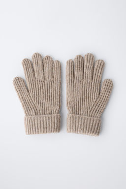 PLAIN KNIT GLOVES - Zara фото 4