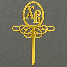 Цена за 6 шт. Топпер на Пасху «ХВ»