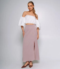 Юбка #ОКТ095011, бежевый