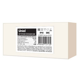 UED-ULP-36W/MB EFFECTIVE SWITCH DIM Блок питания диммируемый для светодиодных панелей ULP-36W Effective. TM Uniel