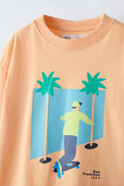 SKATER BASKILI T-SHIRT - Zara фото 4