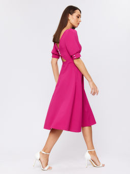 Платье с открытой спинкой и декоративной застежкой NEW - Fashion.love.story фото 4