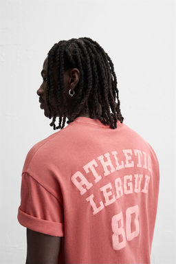 VARSITY FADED T-SHIRT - Zara фото 6