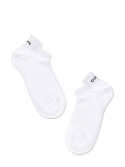 Цена за 2 пары. Носки Короткие CONTE Ультракороткие хлопковые носки ACTIVE с язычком белый - Conte elegant фото 3