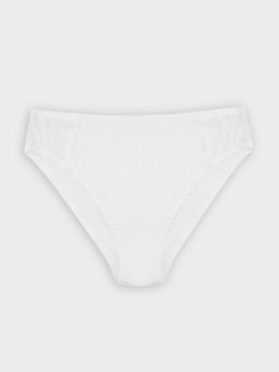 Цена за 2 штуки! Трусы женские белые с кружевными вставками