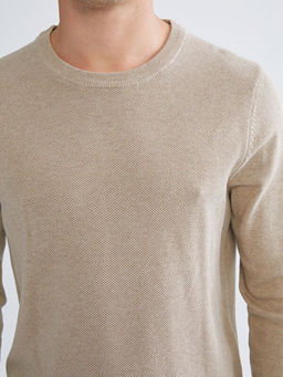 Bisiklet Yaka Erkek Triko Kazak