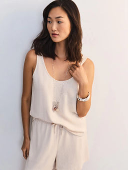 Трикотажная майка из вискозы ZR2605013419-60 / Zarina