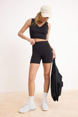 Siyah Dalg?c/Scuba Sort/K?sa Spor Tayt THMSS26TY00003
