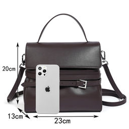 Женская сумка, кожа, MIRONPAN 520606 Шоколадный