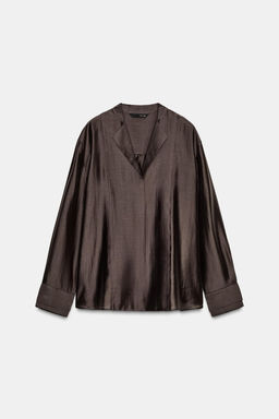 ZW COLLECTION FLOWING SHIRT - Zara фото 12