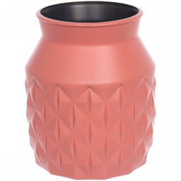 Цена за 4 шт. Ваза из пластика "Marlen-Элли" 0,8л 12,5*9,5см цвет коралловый