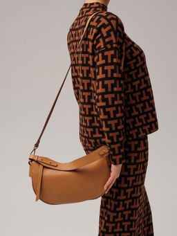 Сумка Deboro 30719 коричневый лист