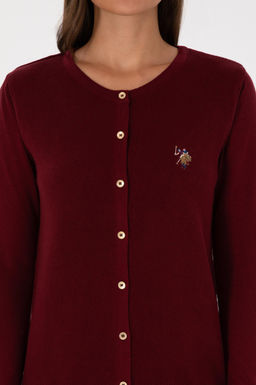 Kad_n Bordo Basic Triko H_rka Sepette S_rpriz _ndirim - U.s. polo assn фото 6