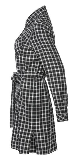 Фланелевая рубашка-туника ESMARA гусиная лапка  фото 3