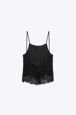 OPEN BACK EMBROIDERED TOP - Zara фото 4