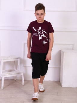 Футболка "Гол" бордо