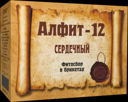 Фитосбор в брикетах Алфит - 12 Сердечный Алфит 1315