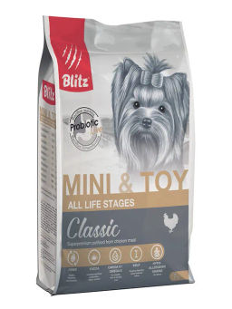 BLITZ ADULT MINI&TOY Chicken взр.собак миниат. и мел. 7 кг BDD10-1-07000