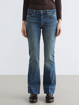 Flare Kad?n Jean Pantolon