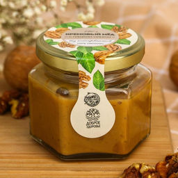 Кремовый мёд ORGANIC,с грецким орехом, 120 г. - Simaland фото 3