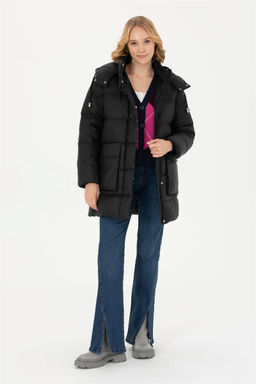 U. S. Polo Assn Женское черное пальто - U.s. polo assn фото 11