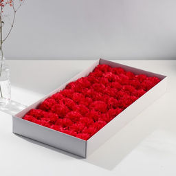 Цена за 50 шт. Мыльные лепестки для ванны Бутон гвоздики. Красный, 6?6?5 см