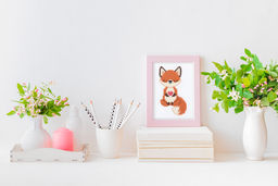 Klart набор для вышивания 12-069 Влюблённый лисёнок 9 х 13 см