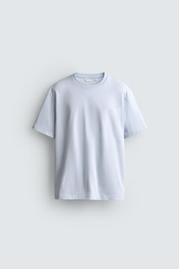 CAMISETA HEAVYWEIGHT MANGA CORTA ORIGINS / Celeste claro