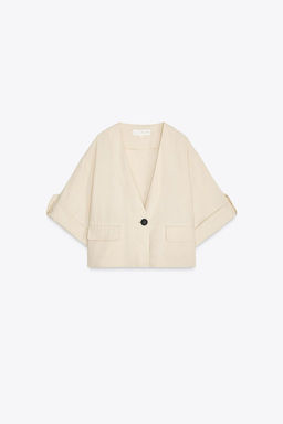 TURN-UP SLEEVE JACKET - Zara фото 14