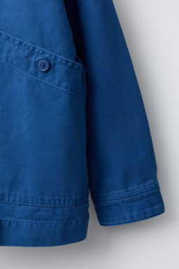 CANVAS OVERSHIRT WITH POCKETS - Zara фото 4