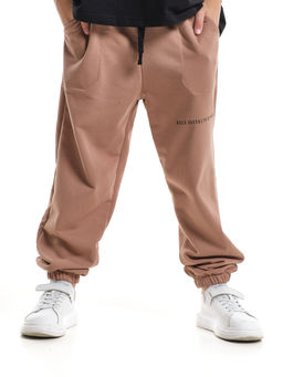 Брюки спортивные удобство и стиль для активных 22-7991 коричневый - Mini maxi фото 7