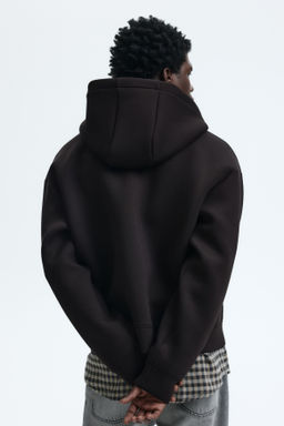 Chaqueta sudadera efecto neopreno Loose Fit - H&m фото 9