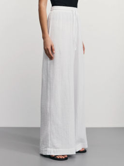 Широкие брюки из муслина / Zarina  фото 3