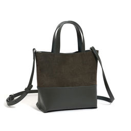 Женская сумка, замша/кожа, MIRONPAN 521215 Темно-зеленый