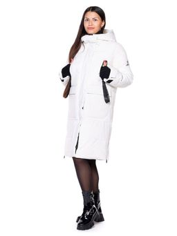 Пальто B-8872 Белый