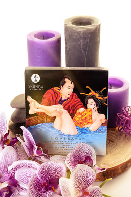 Порошок для принятия ванны Shunga серии LOVEBATH Океанское искушение, голубой, 650 гр